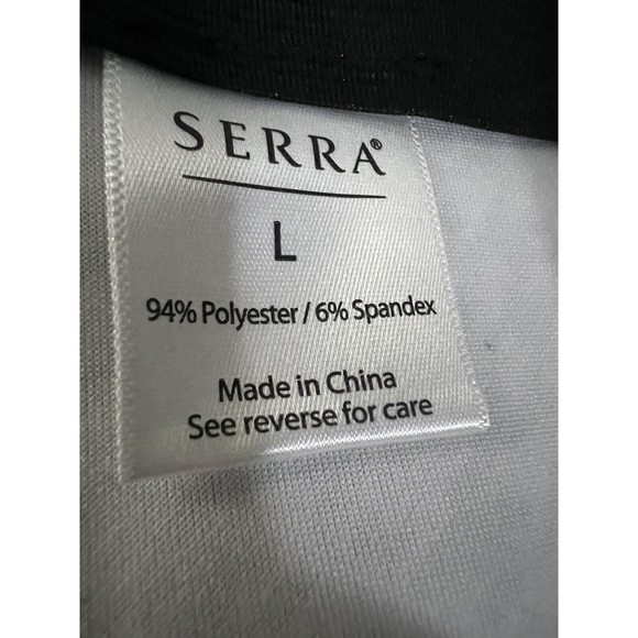 Serra Womens Black White Houndstooth Faux Suede Ankle Pants Side Zip L 12/14 - Picture 7 of 9